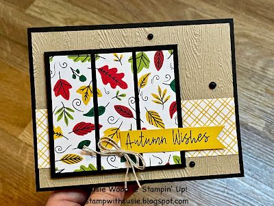 Stamp with Susie: Fond of Autumn Sweet Days Of Autumn Dsp, Stampin Up Sweet Days Of Autumn, All About Autumn Dsp, Peekaboo Treat Bags, Colorful Seasons Stampin Up Cards Fall, Stampin Up Autumn Essentials Dies, Fond Of Autumn, Have A Fabulous Friday, Stampin Up Fond Of Autumn Bundle