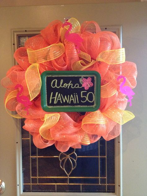 Hawaii 5 0 birthday party 50th Birthday Themes, Hawaii 5 0, 50 Party, Mom's Birthday, Hawaii Five O, 50th Party, Aloha Hawaii, Birthday Themes, Birthday Outfits