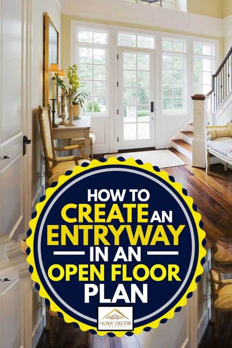 Open Foyer Ideas Entryway, Entryway Color Ideas, Small Open Floor Plan, Create An Entryway, Open Entryway, Country Living Room Design, Foyer Ideas Entryway, Creating An Entryway, Open Plan Apartment