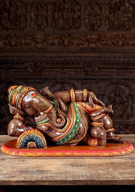 White Art Painting, Wood Carving Art Sculpture, Lotus Sculpture, Shri Ganesh Images, Ancient Indian Architecture, Ganesh Idol, Baby Ganesha, Ganesh Photo, Ganesh Statue