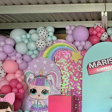 Lol Surprise Dolls Party Ideas, Doll Backdrop, Lol Surprise Party, Suprise Birthday, Doll Party, Surprise Party, Spa Party, Business Venture, Lol Dolls