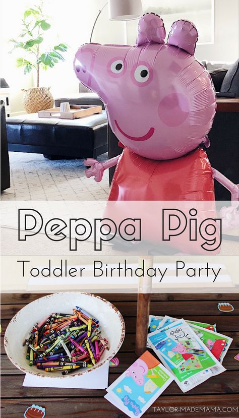 A VERY Peppa Pig Birthday Party! If your little cutie is as obsessed with Peppa Pig as mine, then you need to click through and check out all the pictures and links for Peppa themed party inspo! Toddler Birthday Party Theme. 2nd Birthday Party. Peppa Pig Birthday Party Activities, Peppa Pig Party Activities, Peppa Pig Birthday Activities, Princess Peppa Pig Birthday Party, Peppa Pig Birthday Party Games, Peppa Pig Boy Birthday Party, Peppa Pig Party Games, Peppa Birthday Party, Baby First Birthday Party Ideas