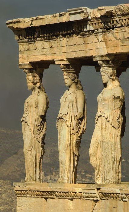 Pillar Sculpture, Greek Ruins, Ancient Greece Aesthetic, Classical Greece, Ancient Greek Sculpture, Ancient Greek Art, Rome Antique, Plaster Sculpture, Greek Sculpture