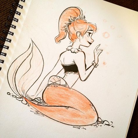 Today's #inktober and #mondaymerms mermaid Mermay Illustration, Mermaid Tales Drawing, Sitting Mermaid Drawing, Old Mermaid Drawing, Gretlusky Art Mermaid, Mermaid Drawings, Mermaids And Mermen, Amazing Drawings, Mermaid Art