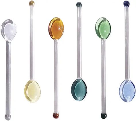 Honey Spoons, Salt Spoon, Spoon Gifts, Ice Cream Spoon, Small Spoon, Sugar Spoon, Heat Resistant Glass, Dessert Spoons, Coffee Spoon