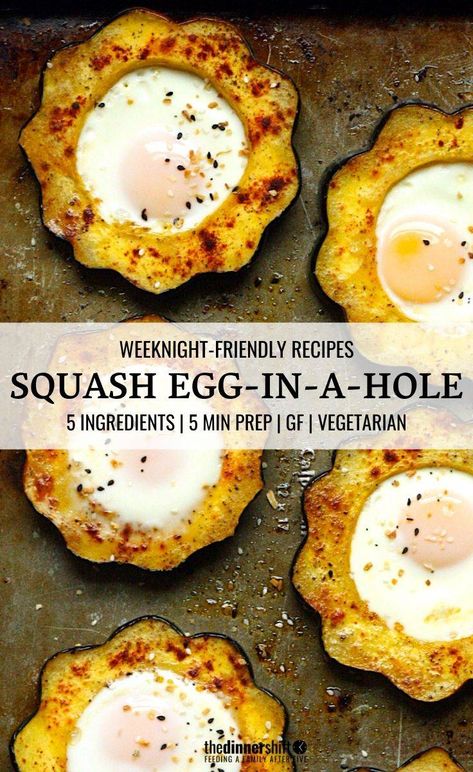 Recipes Squash, Stuffed Veggies, Egg In A Hole, Acorn Squash Recipes, Farmers Market Recipes, Eggs Breakfast, Breakfast Meals, Work Lunches, Breakfast Bagel