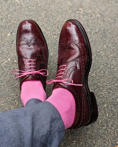 Late To The Party, Ralph Lauren Menswear, Men Socks, Sock Game, Pink Socks, Rock A, Be Prepared, Pink Shoes, Fashion Socks