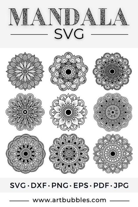 Unleash your creativity with our Mandala SVG Bundle. Featuring a curated collection of eye-catching mandalas, perfect for crafters, creatives, and artists looking to add a touch of elegance and beauty to their creations. #mandala #mandalas #monogram #zentangle Split Mandala, 3d Layered Svg, Cricut Projects Easy, Mandala Monograms, Layered Svg, Crafty Moms, Valentine Special, Graphic Design Projects, Color Vector