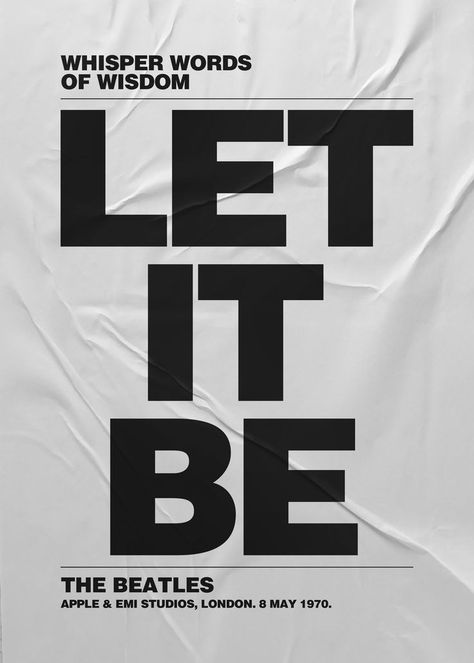 Let It Be, The Beatles Poster The Beatles Music Poster, Let It Be Poster, The Beatles Aesthetic, Let It Be Beatles, Beatles Aesthetic, The Beatles Poster, Rooftop Concert, Beatles Let It Be, Beatles Quotes