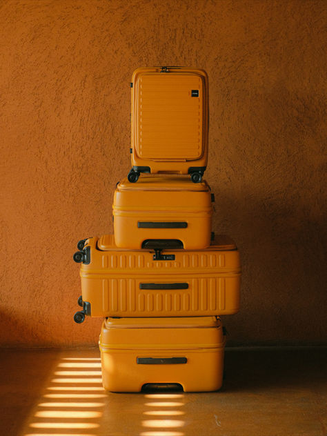 Carry essentials that simplify movement with LOJEL's Cubo Fit in Golden Ochre! Convenience on the go and for easy-access in tight spaces. #LOJEL #LOJELCommunity #LOJELJourneys #CarryOn #CarryOnLuggage #CheckIn #CheckInLuggage #Bags #TravelSet #LuggageSet #Travel #TravelCompanion #TravelLover #Traveller #Suitcase #Luggage #PackYourBags #PackWithMe #Luggage Luggage Photography, Suitcase Aesthetic, Luggage Aesthetic, Premium Luggage, Carryon Luggage, Carry On Essentials, Travel Carrier, Luggage Brands, Pack Your Bags