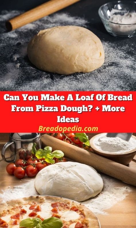 Bread Out Of Pizza Dough, How To Use Pizza Dough, Bread From Pizza Dough, Vito Iacopelli, Make A Loaf Of Bread, Leftover Pizza Dough, Pizza Dough Bread, Freeze Pizza Dough, Store Bought Pizza Dough