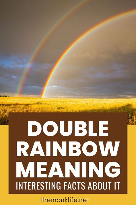 Double Rainbow Meaning, Rainbow Meaning, Different Cultures Around The World, Number 333, Double Rainbow, Spiritual Beliefs, Todo List, Different Cultures, Deep Meaning