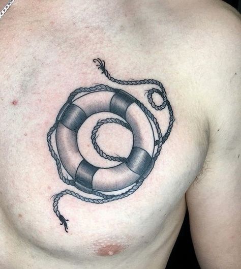 LifeSaver by Nic from trademark tattoo Durban South Africa https://ift.tt/2N8dQ21 #tattoo #tattoos #Fashion #lifestyle Life Ring Tattoo, Life Preserver Tattoo, Lifesaver Tattoo, Lifeguard Tattoo, Trademark Tattoo, False God, Sailor Tattoos, G Tattoo, Trending Tattoos