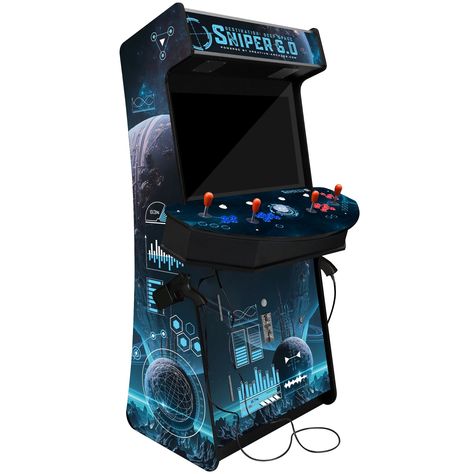 4P Slim Stand up Arcade Machine - Buy Video Game Arcade Cabinets | Creative Arcades – Creative Arcades Video Game Arcade, Video Game Arcade Cabinets, Games Indoor, Game Arcade, Pinball Game, Arcade Video Games, Arcade Game Room, Pinball Machines, Arcade Cabinet