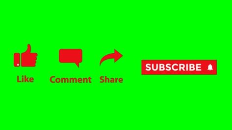 Like Comment Subscribe Button, Subscribe Green Screen, Subscribe Button Green Screen, Fable Stories, New Images Hd, Free Green Screen, First Youtube Video, Youtube Video Ideas, Youtube Channel Ideas