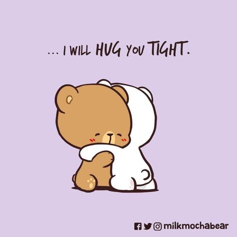 Dormir Gif, Milk Mocha Bear, Mocha Bear, Milk & Mocha, Cute Bear Drawings, Cute Images With Quotes, Cute Cartoon Images, Cute Cartoon Pictures, Love Bear