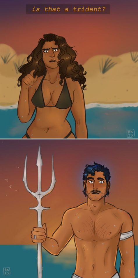 Aphrodite Percy Jackson Fan Art, Percy Jackson And Poseidon Fanart, Sally Jackson And Poseidon Fanart, Sally X Poseidon, Riptide Percy Jackson Drawing, Percy And Sally Jackson Fanart, Sally And Poseidon Fanart, Percy Jackson Characters Art, Paul Blofis Fanart