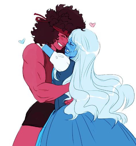 Sapphire Steven Universe, Steven Universe Ships, Crystal Gems Steven Universe, Steven Universe Anime, Ruby And Sapphire, Steven Universe Drawing, Steven Universe Characters, Steven Universe Comic, Steven Universe Gem