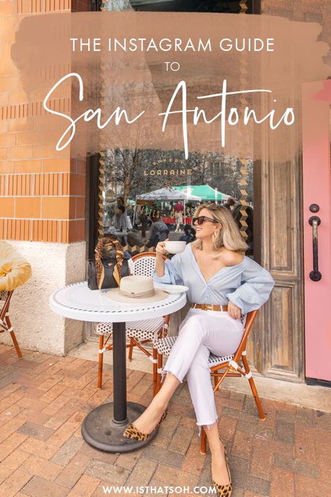 Visiting San Antonio soon and wondering what to do in the best city in Texas? There are so many amazing places and things to see in San Antonio, so I decided to round up a guide to some of the best things to do as well as the best Instagram spots in San Antonio that you can't miss! #SanAntonio #Texas San Antonio Texas Instagram Spots, San Antonio Instagram Spots, San Antonio Outfit Winter, Riverwalk San Antonio Outfit, Outfits For San Antonio Texas, San Antonio Style Outfits, San Antonio Texas Outfits Summer, San Antonio Riverwalk Outfits, San Antonio Fashion