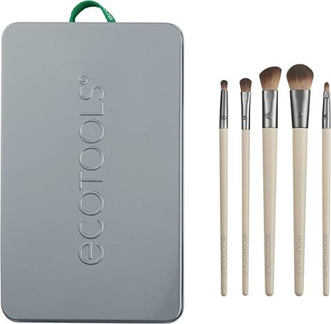 Eco Tools, Eye Makeup Brush, Eco Friendly Makeup, Beauty Space, Crease Brush, Liner Brush, Makeup Brush Kit, Best Eyeshadow, Eye Makeup Brushes