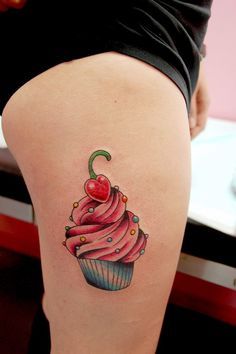 Tattoos on Pinterest Chopstick Tattoo, Pastry Tattoo, Tattoos Anchor, Cupcake Tattoo, Spongebob Tattoo, Skull Cupcakes, Candy Tattoo, Cupcake Tattoos, Bird Tattoos