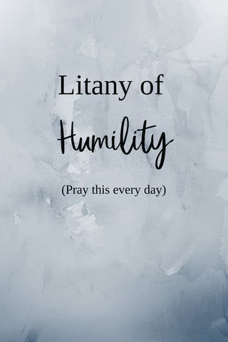 Litany of Humility – Marian Graces Prayer For Humility, Humility Quotes God, Prayer For Enemies, Purgatory Prayer, Litany Of Humility, Humility Quotes, Zen Place, Prayer For Parents, Catholic Beliefs