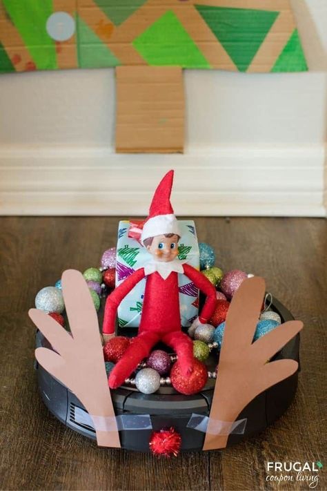 Elf On The Shelf Robot Vacuum, Elf On The Shelf Vacuum, Elf On The Shelf Roomba, Elf On The Shelf Ideas Cricut, Elf On The Shelf Horse Ideas, Free Elf Printables, Pet Reindeer, Elf On The Shelf Printables, Elf 2023