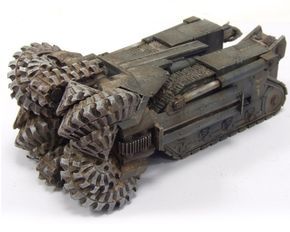 Hades Breaching Drill - Warhammer 40K Wiki - Space Marines, Chaos, planets, and more Imperial Tanks, Tabletop Miniatures, Mechanical Parts, Arte Robot, Spaceship Art, Mining Equipment, Heavy Machinery, Mechanical Design, Vehicle Design