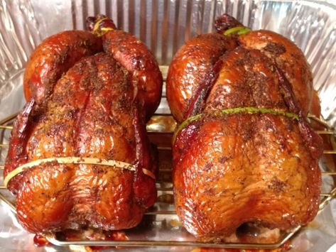 Smoked Cornish Hens In Electric Smoker, Smoked Game Hens, Bbq Cornish Hens, Smoked Cornish Game Hens, Smoked Cornish Hens In Pellet Smoker, Smoked Cornish Hen Recipe, Smoked Cornish Hens, Bbq Whole Chicken, Grilled Cornish Hens