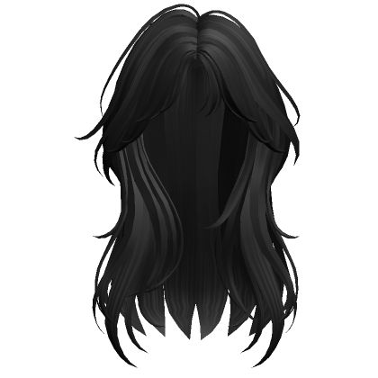 Soft Wolf Cut, Cute Black Shirts, Black Hair Roblox, Wolf Cut, Emo Hair, Create An Avatar, Anime Wolf, Emo Girls, Anime Hair