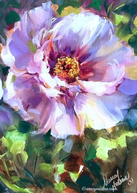 'Sunlight Ballet Peony' by Nancy Medina #artpic.twitter.com/6M6FuR6dVH Nancy Medina, Acrylic Painting Flowers, Flower Painting Canvas, Abstract Flower Painting, Hur Man Målar, Flower Art Painting, Art Painting Acrylic, Abstract Flowers, 그림 그리기