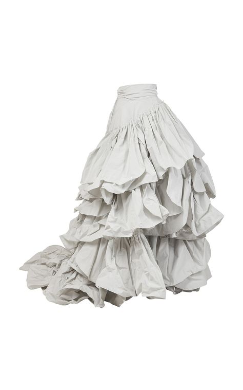 Voluminous Long Skirt, High Fashion Skirts, Skirt Fashion Design, Haute Couture Skirt, Creative Skirt, Unique Skirts Design, Skirt Layers, Big Skirt, Structured Skirt