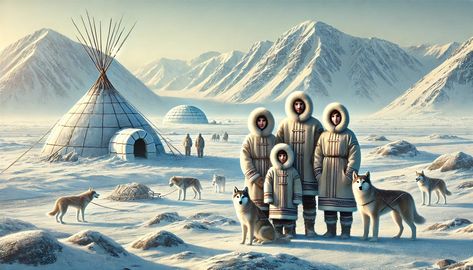 Inuit culture is resilience, tradition, and adaptability, shaped by thousands of years of living in most extreme conditions on the planet. Inuit Culture, Regions Of The Philippines, Maasai People, Inuit People, Māori Culture, Native American Artwork, Inuit Art, Teaching Toddlers, Spiritual Beliefs