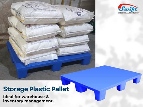 Storage Plastic Pallets  for  handle heavy loads effortlessly, ensuring seamless transportation and storage. Plastic Pallets, Warehouse Storage, Mumbai, Transportation, Swift, Design