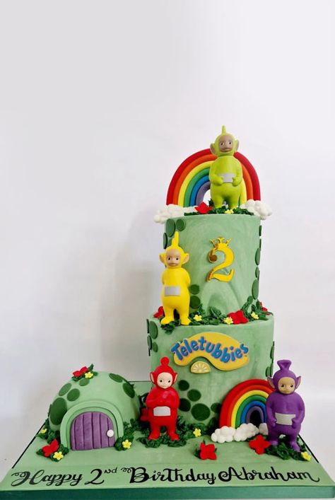 teletubbies 1st birthday Cake, simple teletubbies cake, teletubbies cake, girly teletubbies cake, teletubbies cake ideas, teletubbies birthday cake, cute birthday cake, children birthday cake Telletubies Cake Ideas, Teletubbies 1st Birthday, Cute Teletubbies, Comic Cake Ideas, Teletubbies Birthday, Teletubbies Cake, Birthday Cake Simple, Children Birthday Cake, Cake Children