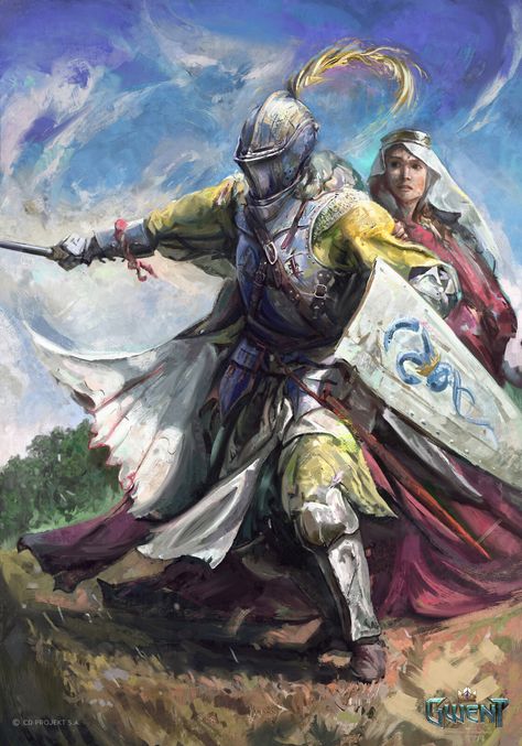 Mediavel Art, Woman Knight Art, Knight Artwork, Knight Errant, Medieval Knights, Fantasy Battle, Fantasy Sci Fi, Paintings And Drawings, Knight Art