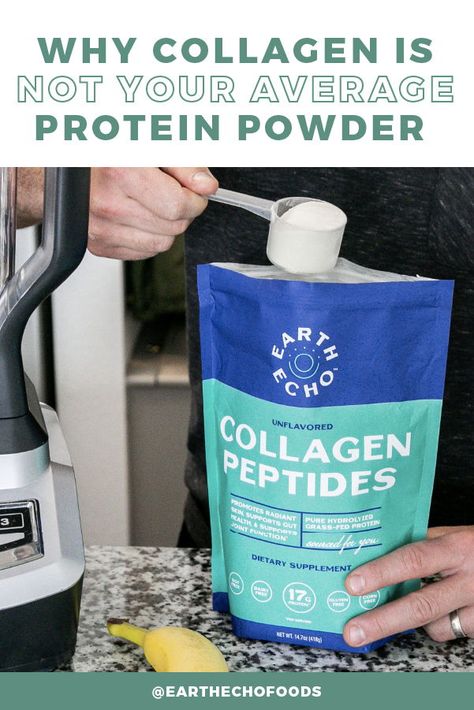 Collagen — it’s called the fountain of youth for good reason, and it makes an excellent flavorless addition to just about any shake or even your morning cup of Cacao Bliss. We’re breaking down the top three reasons to consider using collagen peptides vs. the standard protein powder, plus some delicious ideas to get your daily dose of collagen in. Best Collagen Peptides, Health Benefits Of Collagen, Best Collagen, Collagen Protein Powder, Collagen Benefits, Vital Proteins, Collagen Supplements, Collagen Protein, Collagen Powder