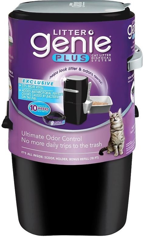 Litter Genie, Jackson Galaxy, Kitty Litter, Boxer Puppies, Waste Disposal, Cat Box, Pet Odors, Trash Bag, Cat Litter Box