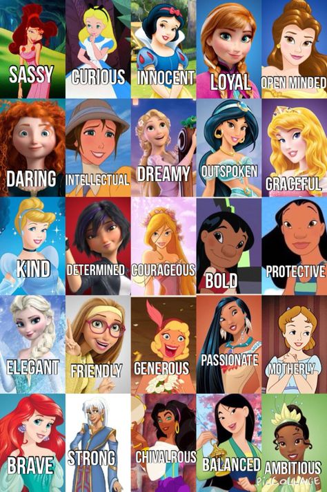 Disney ladies Disney Princess Personality, Disney Humor, Humor Disney, Lindo Disney, Disney Princess Memes, Disney Mignon, Tenk Positivt, Disney Princess Funny, Disney Ships