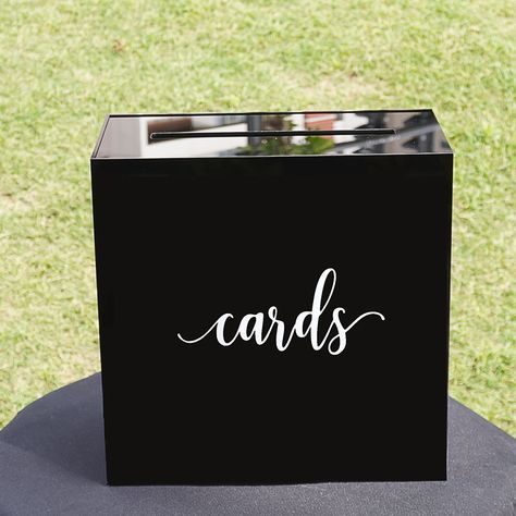 PRICES MAY VARY. ♣Modern and elegant card storage box: acrylic material with clean mirror surface, very exquisite table decoration, a box that can store blessing cards, money or small gifts. ♣10*5*10 inch clear box: The top can be pulled out to make it easy to open the box and take out the cards inside. The size of the box is suitable for most sizes of cards or envelopes. ♣Multi-functional clear box: not only suitable for wedding wishes card collection box, but also can be used as a storage box Acrylic Card Box Wedding, Box Wedding Card, Acrylic Card, Card Box Holder, Wedding Card Box, How To Clean Mirrors, Mirror Surface, Clear Box, Organization Decor