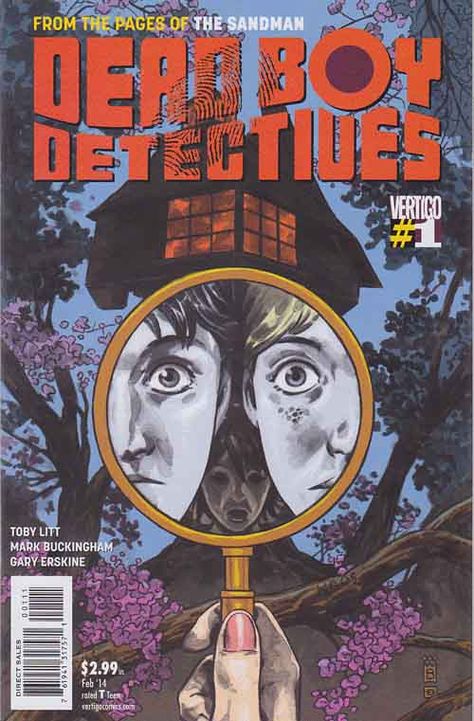 Dead Boy Detectives #1 (2014) Mark Buckingham Cover & Pencils, & Story Rare Comic Books, Cat King, Dead Boy, Vertigo Comics, Comic Shop, Speculative Fiction, Detective Comics, Neil Gaiman, American Comics