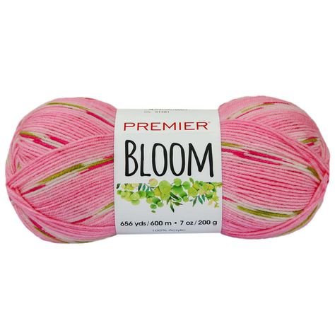 PRICES MAY VARY. Bloom DK Weight Yarn: Unleash your artistic spirit and create a piece of art Premier Yarns’ Bloom yarn - an easy-care, DK weight yarn that allows you to create an effortless self-patterning floral or dot print on your crocheting and knitting projects. Premium Acrylic Yarn: Our Bloom yarn for crocheting and knitting is made of 100% soft and durable acrylic, making these yarns a perfect blend of comfortability, durability, affordability, versatility, and reliability. Knit and Croc Bernat Pop Yarn, Make Blanket, Bloom Baby, Dk Weight Yarn, Single Crochet Stitch, Dk Yarn, Crochet Hook Sizes, Baby Cardigan, Yarn Shop