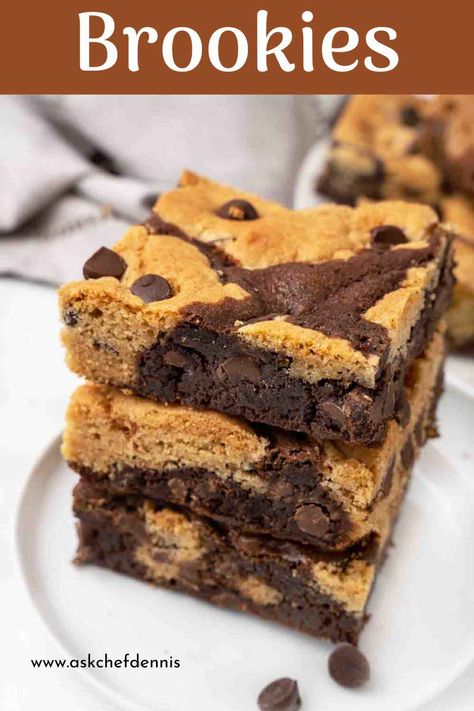 Pioneer Woman Brookies, Brookie Bars Recipe, Easy Brookie Recipe, Brownies Cookies Recipes, Brookie Recipes Easy, Brookies Recipe Cookie Brownies, Easy Brookies, Brookies Recipes, Brookie Cookies