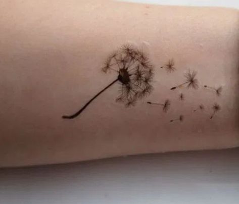 Tattoo Dandelion, Colon Tattoo, Semi Colon, Dandelion Tattoo, Ribbon Tattoos, Semicolon Tattoo, Ink Ideas, Leaf Tattoos, Maple Leaf Tattoo