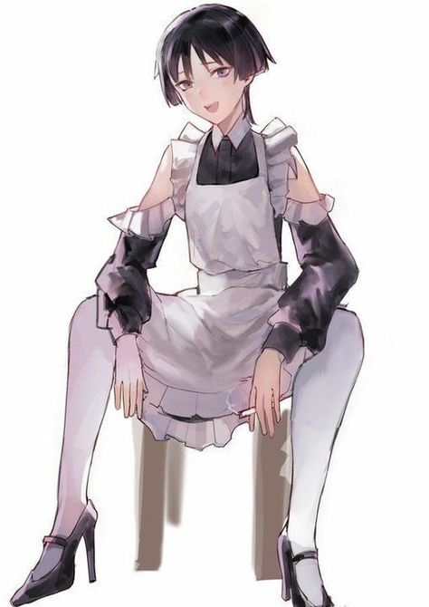 Boys In Skirts, Wanderer Art, Bunny Suit, Maid Outfit, Maid Dress, Character Design Male, Heaven's Official Blessing, Aesthetic Anime, Log In