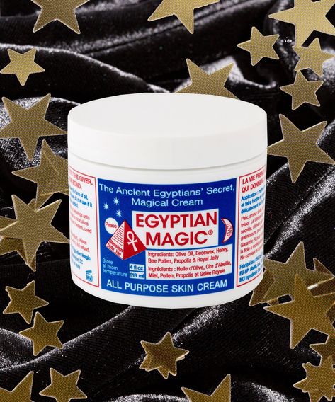 The Real (& Really Weird) Story Behind The Cult-Fave Egyptian Magic Cream+#refinery29 Egyptian Magic Cream, Skin Tags Apple Cider Vinegar, Propolis Cream, Skin Cream Recipes, Egyptian Magic, Best Skin Cream, Remove Skin Tags Naturally, Skin Cream Anti Aging, Magic Cream