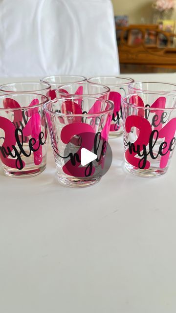 Nancy Daughtrey Church on Instagram: "Thanks so much for shopping with us! Happy 21st Birthday! 🎂🎂🎂#21stbirthday #21shotglasses #custombirthdaypartyfavors #personalizedshotglasses #birthdaybashdecor #legalaf #finallylegal #since2003 #customgiftideas #customshotglasses https://littlebumblebestudio.etsy.com/listing/1783915365" Birthday Shot Glasses, Custom Shot Glasses, Birthday Shots, Happy 21st Birthday, Thanks So Much, Custom Birthday, Shot Glasses, Birthday Bash, 21st Birthday