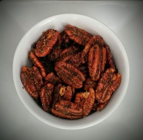 Cajun Pecans, Cajun Nuts Recipe, Nut House, Pecan Recipes, Pecans, Soup And Salad, Chicken Wings, The Recipe, Nuts