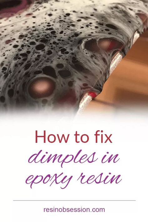 How to Fix Dimples in Epoxy Resin in Three Steps - Resin Obsession Sanding Tips, Resin Cups, Fish Eyes, Epoxy Ideas, Epoxy Crafts, Epoxy Table Top, Epoxy Countertop, Painting Kitchen, Silicone Resin