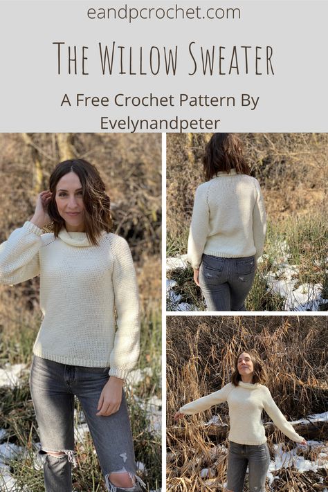 Free Crochet Clothing Patterns, Crochet Raglan Sweater, Crocheted Sweaters, Bolero Crochet, Crochet Garments, Foundation Single Crochet, Crochet Jumper, Crochet Sweater Pattern Free, Sweater Patterns